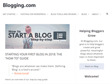 Tablet Screenshot of blogging.com